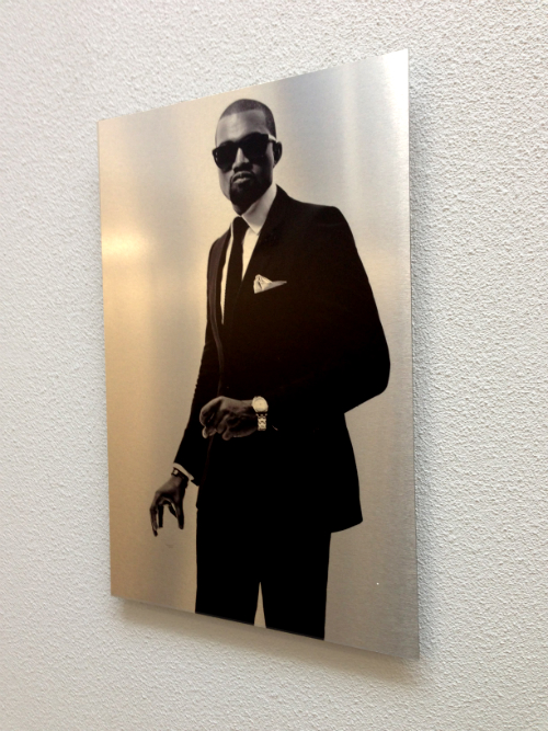 Kanye west metal print Kanye west metal print