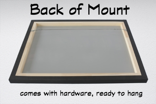 metal back of mount
