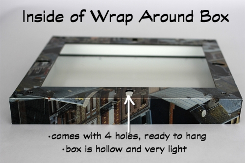 metal inside of box