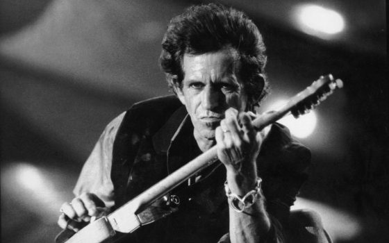 Image of guitarist Keith Richards.