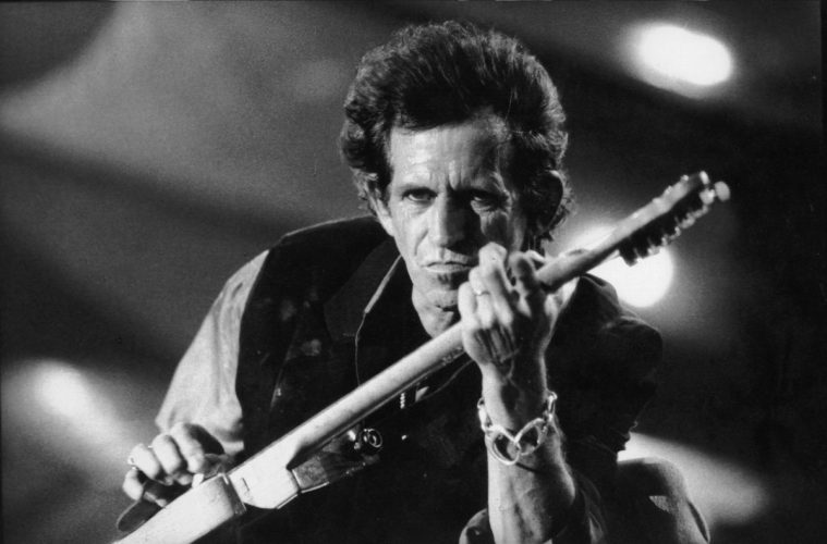 Keith Richards Image of guitarist Keith Richards.