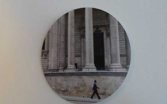 Circle Print on Acrylic