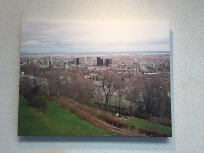 Canvas Print-Overlooking City Canvas print of view of city from hilltop.