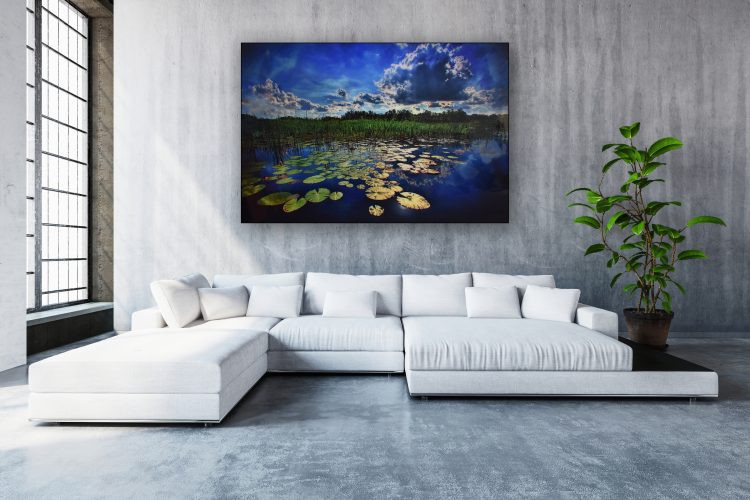 AcrylicLivingRoomLilyPad AcrylicLivingRoomLilyPad