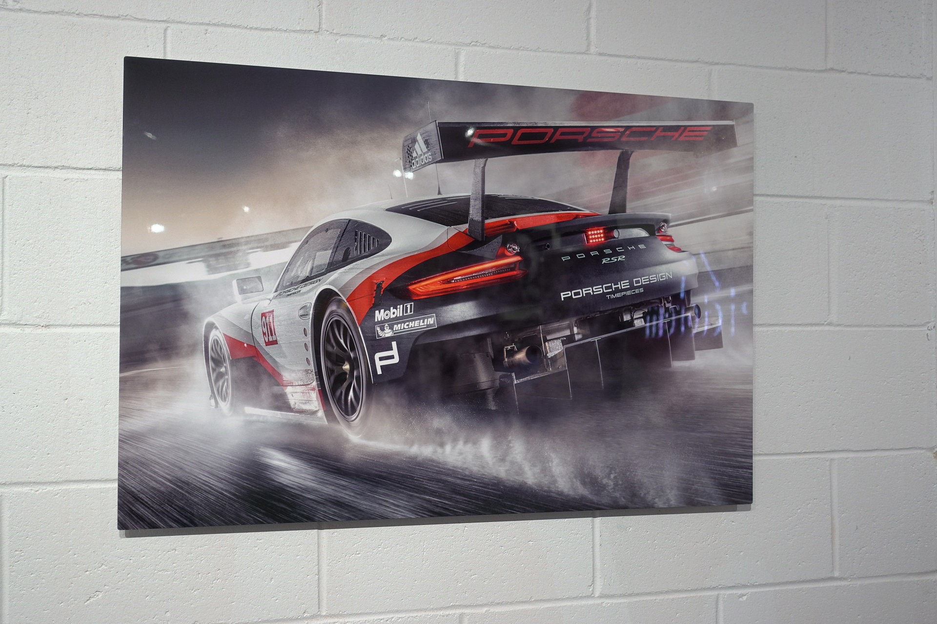 Race Car on <br>Sublimated Metal Print