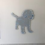 Dog Shaped Print on Acrylic Dog Shaped Print on Acrylic