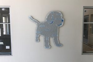 Dog Shaped Print on Acrylic Dog Shaped Print on Acrylic