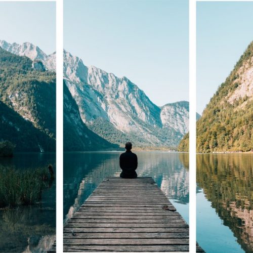Triptych art prints usually work best with interesting photos.
