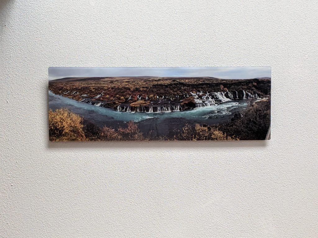 acrylic print in comparison with large canvas prints