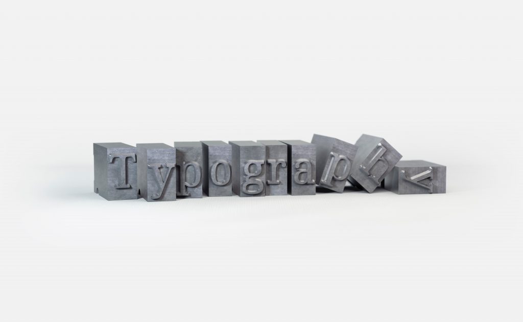 unique wall decor idea of typographic print