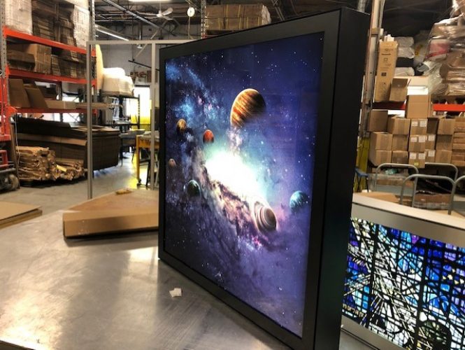 Backlit Wall Art Custom Art Prints Acrylic Metal Fabric