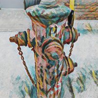 Abstract Acrylic Art Print: Hydrenta