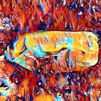 Abstract Acrylic Art Print: Alone