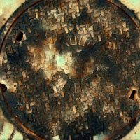 Abstract Acrylic Art Print: Dark Matters