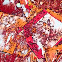 Abstract Acrylic Art Print: Rubbish