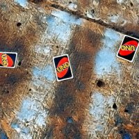 Abstract Acrylic Art Print: Uno