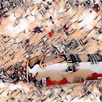 Abstract Acrylic Art Print: Beer Street