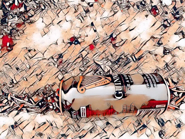 Abstract Acrylic Art Print: Beer Street