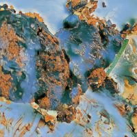 Abstract Acrylic Art Print: Blueville