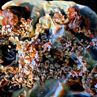 Abstract Acrylic Art Print: Breakfast Texture