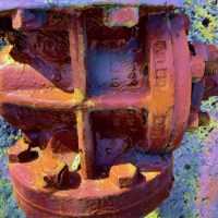 Abstract Acrylic Art Print: Code 49