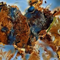 Abstract Acrylic Art Print: Deep