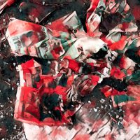 Abstract Acrylic Art Print: Fuchsia Fun