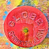 Abstract Acrylic Art Print: Globe Map