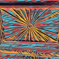 Abstract Acrylic Art Print: Hex