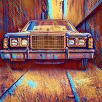 Abstract Acrylic Art Print: Hot Zone