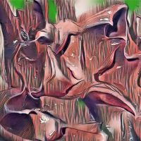 Abstract Acrylic Art Print: Jelly