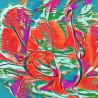 Abstract Acrylic Art Print: Lurkin