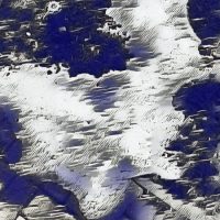 Abstract Acrylic Art Print: Ocean Skies