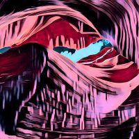 Abstract Acrylic Art Print: Quest