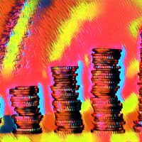 Abstract Acrylic Art Print: Rainbow Change