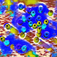 600_bigacrylic_riveting Abstract Acrylic Art Print: Riveting