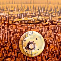 Abstract Acrylic Art Print: Rough Landing