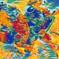 Abstract Acrylic Art Print: Scham