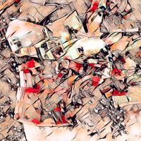 Abstract Acrylic Art Print: Texture