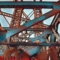 Abstract Acrylic Art Print: Ultra Bridge