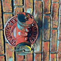 Abstract Acrylic Art Print: Rumble