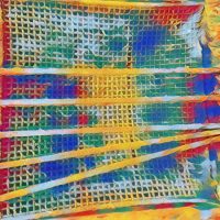 Abstract Acrylic Art Print: Vivid Gate