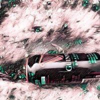 Abstract Acrylic Art Print: Mauve Beer