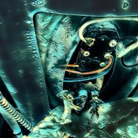 Abstract Acrylic Art Print: Wire Fusion