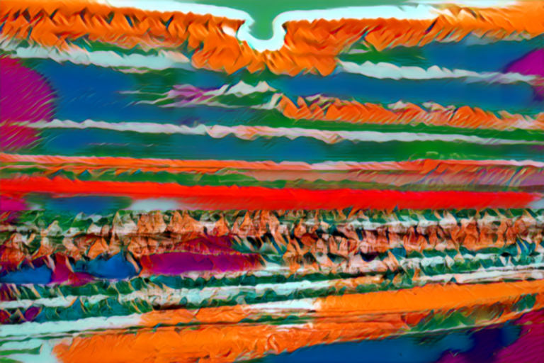 Abstract Acrylic Art Print: Orange Fumes