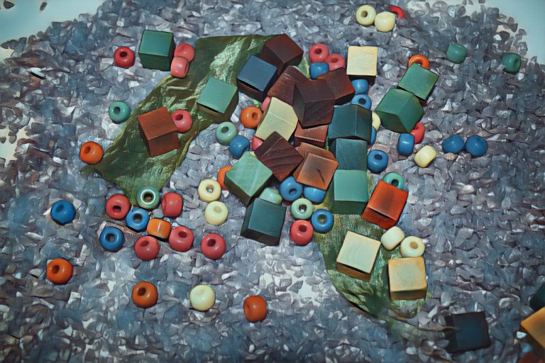 Abstract Acrylic Art Print: Jumble
