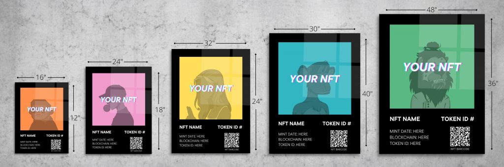 NFT Frame Sizes