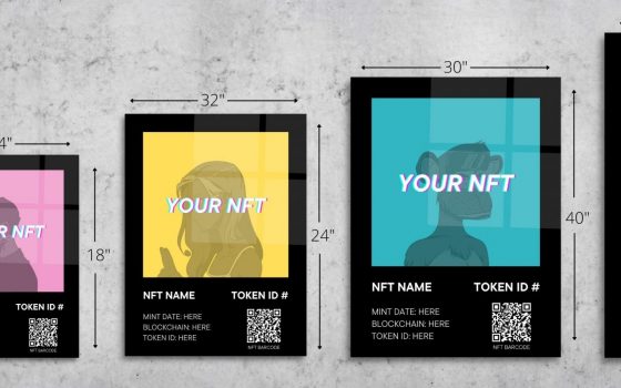 NFT Frame Sizes NFT Frame Sizes