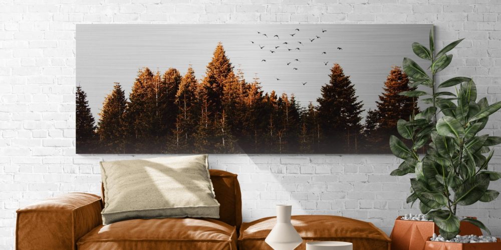 Metal Prints Page Printing on Metal- Brushed Aluminum Panels