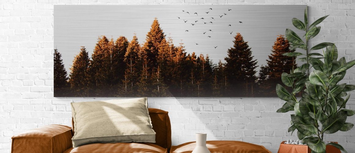 Printing on Metal- Brushed Aluminum Panels